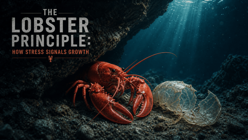 The Lobster Principle: How Stress Signals Growth